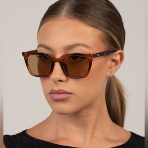 OTRA Bree Sunglasses in Havana Brown Tortoise Eyewear NWT